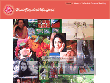 Tablet Screenshot of heidielizabethmayfield.com